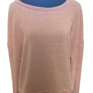 Honeydew Intimates Lazy Daze lightweight Sweater pink sz L